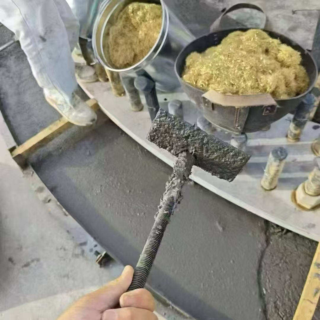 前进C120钢纤维高强无收灌浆料 轧机压缩机汽轮机发电机锻压设备底座灌浆材料